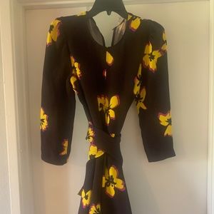 A.L.C. Floral Dress 100% silk